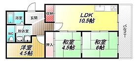 チュリス久宝寺  ｜ 大阪府八尾市南久宝寺1丁目60-3（賃貸マンション3LDK・3階・55.00㎡） その2