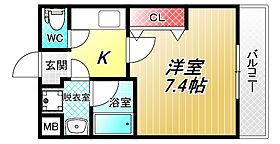 フジパレスパルトネールさとのII番館  ｜ 大阪府八尾市弓削町2丁目8（賃貸アパート1K・2階・24.00㎡） その2