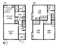 雷門一丁目貸家 3LDKの間取り