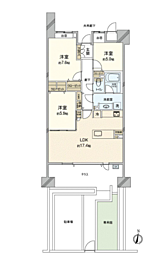 間取図画像 3LDK