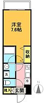 東京都世田谷区世田谷１丁目（賃貸マンション1K・3階・25.51㎡） その2