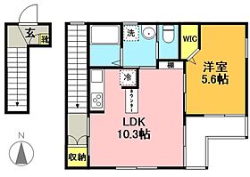 東京都世田谷区代沢５丁目（賃貸マンション1LDK・2階・46.89㎡） その2