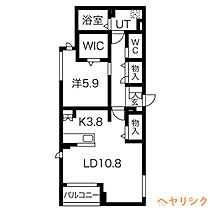 愛知県豊田市細谷町5丁目2-2（賃貸マンション1LDK・2階・57.15㎡） その2