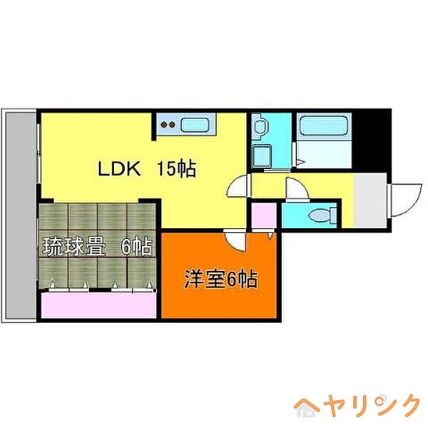 ピースキャピタル上菅 ｜愛知県名古屋市名東区上菅2丁目(賃貸マンション2LDK・2階・55.08㎡)の写真 その2