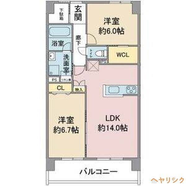 MottiIII ｜愛知県名古屋市名東区名東本通5丁目(賃貸マンション2LDK・3階・61.20㎡)の写真 その2