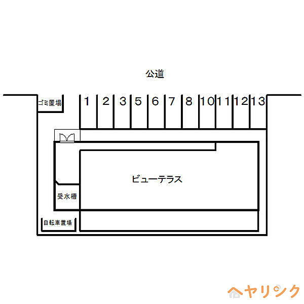 ビューテラス ｜愛知県日進市梅森台2丁目(賃貸マンション2LDK・1階・52.54㎡)の写真 その10