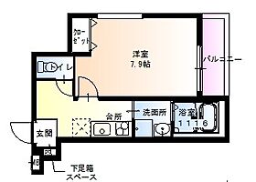 大阪府大阪市住之江区浜口東2丁目（賃貸アパート1K・1階・27.31㎡） その2