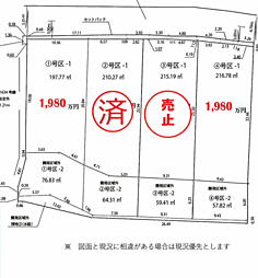 物件画像 青梅市吹上　全4区画　残り２区画