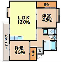 ガーデンヒルズ青山 302 ｜ 長崎県長崎市青山町361-5（賃貸マンション2LDK・3階・53.35㎡） その2