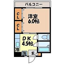 本田ビル 302 ｜ 長崎県長崎市宝栄町22-21（賃貸マンション1DK・3階・21.00㎡） その2