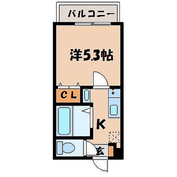 MODERN PALAZZO長崎大学前 205｜長崎県長崎市若葉町(賃貸アパート1K・2階・17.79㎡)の写真 その2