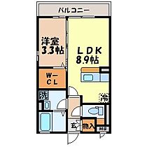 ロイヤルニュータウン（立石町） 310 ｜ 長崎県諫早市立石町1005-1（賃貸アパート1LDK・3階・33.61㎡） その2