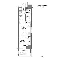 ラグゼナ日本橋  ｜ 東京都中央区日本橋堀留町1丁目6-15（賃貸マンション1LDK・7階・32.06㎡） その2