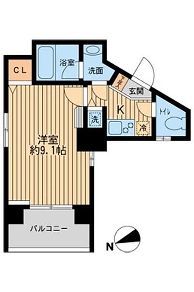 アムス大手町 ｜東京都千代田区内神田2丁目(賃貸マンション1K・6階・27.73㎡)の写真 その2