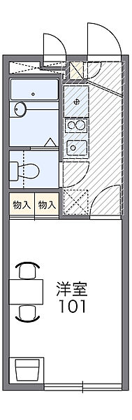 レオパレスＳＡＫＡＧＡＭＩ ｜大阪府大阪市平野区平野南2丁目(賃貸アパート1K・2階・19.87㎡)の写真 その2