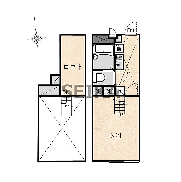 レオパレス佐井通 ｜京都府京都市下京区西七条名倉町(賃貸アパート1K・1階・19.87㎡)の写真 その2