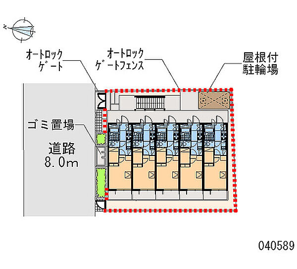 レオパレスアブリール3番館 ｜大阪府大阪市住吉区墨江4丁目(賃貸マンション1K・3階・20.81㎡)の写真 その5