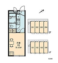 レオパレスプレンティ鳳中町  ｜ 大阪府堺市西区鳳中町8丁（賃貸アパート1K・1階・19.87㎡） その4