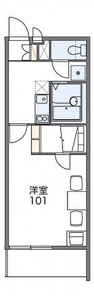 レオパレスエヌリバー ｜京都府京田辺市三山木中央8丁目(賃貸マンション1K・4階・26.08㎡)の写真 その2