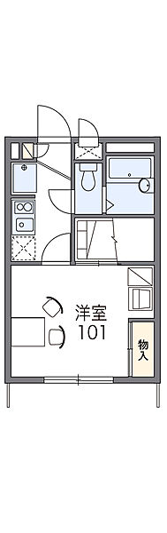 レオパレスライトハウス上田 ｜兵庫県神戸市東灘区青木5丁目(賃貸アパート1K・2階・19.87㎡)の写真 その2