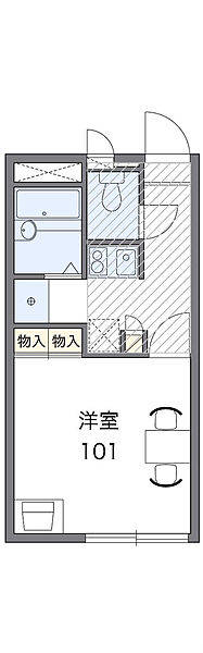 レオパレスプレンティ浜寺 ｜大阪府堺市西区浜寺南町1丁(賃貸アパート1K・2階・19.96㎡)の写真 その2