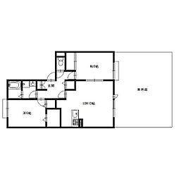 ライブタウンシカマ阿成B 3LDKの間取図画像