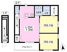ウェルコート 2LDKの間取図画像