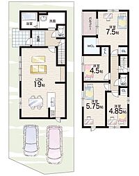 物件画像 京都市右京区嵯峨中山町　第2期　新築一戸建て