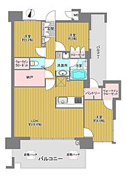 サンパーク唐津駅南レジデンス 3LDKの間取り