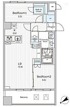 ビエラコート日本橋久松町  ｜ 東京都中央区日本橋久松町（賃貸マンション2LDK・5階・58.85㎡） その2