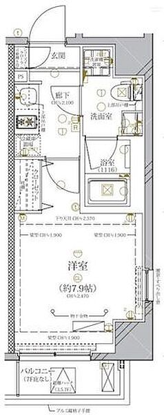 ディアレイシャス本所蔵前 ｜東京都墨田区本所１丁目(賃貸マンション1K・3階・25.71㎡)の写真 その2