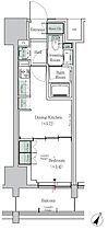 ONE ROOF RESIDENCE TAMACHI 310 ｜ 東京都港区芝浦１丁目15（賃貸マンション1DK・3階・25.76㎡） その2