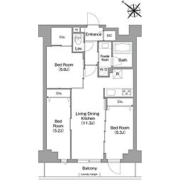 コンフォリア・リヴ豊洲キャナル 2階/0205