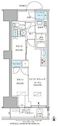 パークアクシス品川天王洲アイル 2LDKの間取図画像