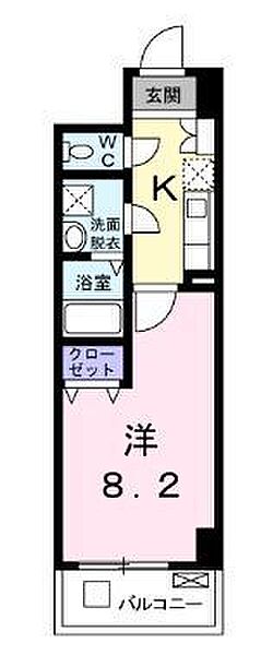 メイクゼファー ｜東京都大田区東糀谷２丁目(賃貸マンション1K・4階・27.74㎡)の写真 その2