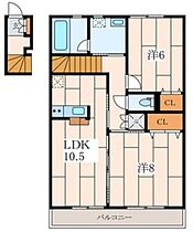 Cherry　House　VII  ｜ 神奈川県川崎市中原区上小田中７丁目（賃貸アパート2LDK・2階・63.72㎡） その2