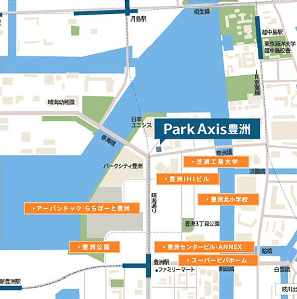 Park Axis豊洲（パークアクシス豊洲） ｜東京都江東区豊洲1丁目(賃貸マンション1LDK・13階・53.13㎡)の写真 その26