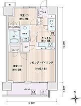 エスティメゾン豊洲レジデンスB棟  ｜ 東京都江東区豊洲3丁目5-3（賃貸マンション2LDK・4階・66.00㎡） その2