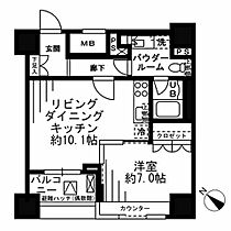 レジディア勝どき  ｜ 東京都中央区勝どき4丁目2-11（賃貸マンション1LDK・4階・44.06㎡） その2