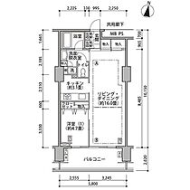 東雲キャナルコートCODAN17号棟  ｜ 東京都江東区東雲1丁目9-17（賃貸マンション1LDK・4階・57.34㎡） その2