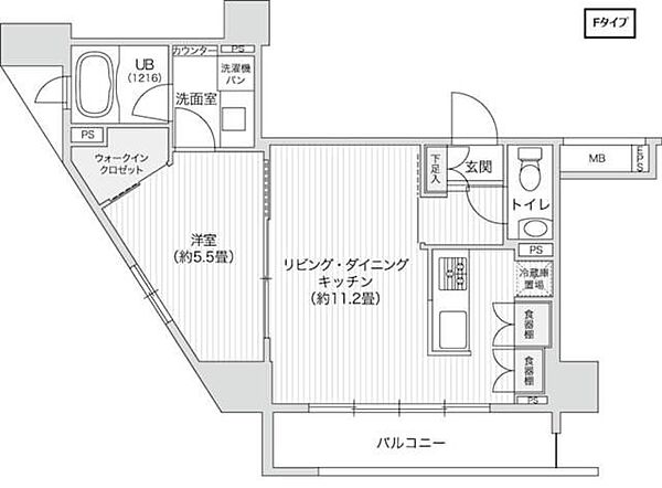 レジディア笹塚ＩＩ 1509｜東京都渋谷区笹塚２丁目(賃貸マンション1LDK・15階・40.72㎡)の写真 その2