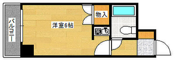 広島県広島市中区宝町(賃貸マンション1R・3階・16.75㎡)の写真 その2