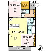 広島県広島市安佐南区大町西３丁目（賃貸アパート2LDK・2階・60.04㎡） その2