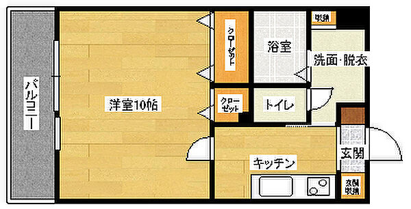 広島県広島市安佐南区古市２丁目(賃貸マンション1K・4階・31.50㎡)の写真 その2