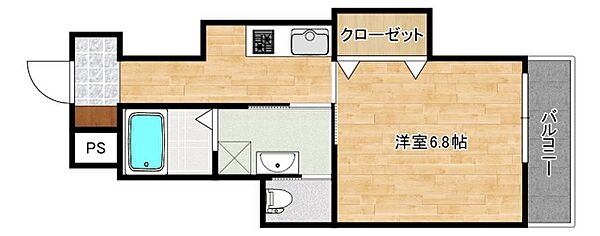 広島県広島市中区光南１丁目(賃貸アパート1K・2階・27.90㎡)の写真 その2