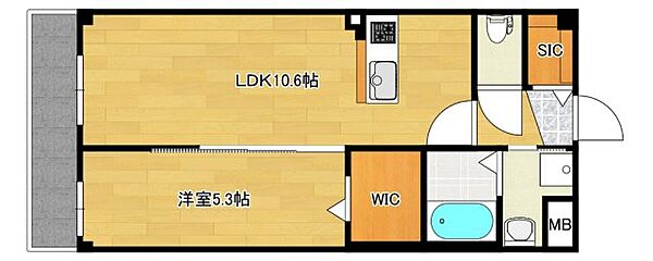 広島県広島市安佐南区緑井６丁目(賃貸アパート1LDK・4階・40.80㎡)の写真 その2