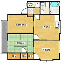 広島県広島市西区高須３丁目（賃貸アパート3LDK・2階・55.58㎡） その2