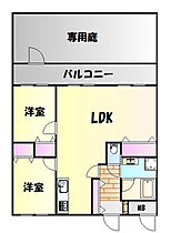 広島県広島市安佐南区緑井５丁目（賃貸マンション2LDK・1階・67.11㎡） その2