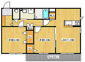 広島県広島市西区庚午南１丁目（賃貸マンション2LDK・3階・58.62㎡） その2