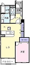 広島県広島市安芸区中野６丁目（賃貸アパート1LDK・1階・45.72㎡） その2